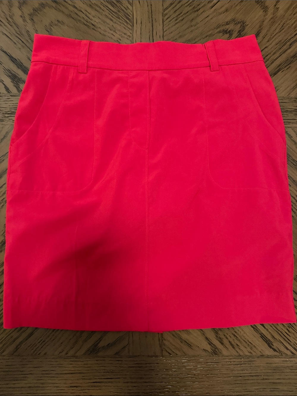 Belyn Key Red Pink Mini Skirt